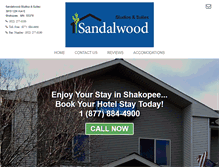 Tablet Screenshot of hotelshakopeeminnesota.com